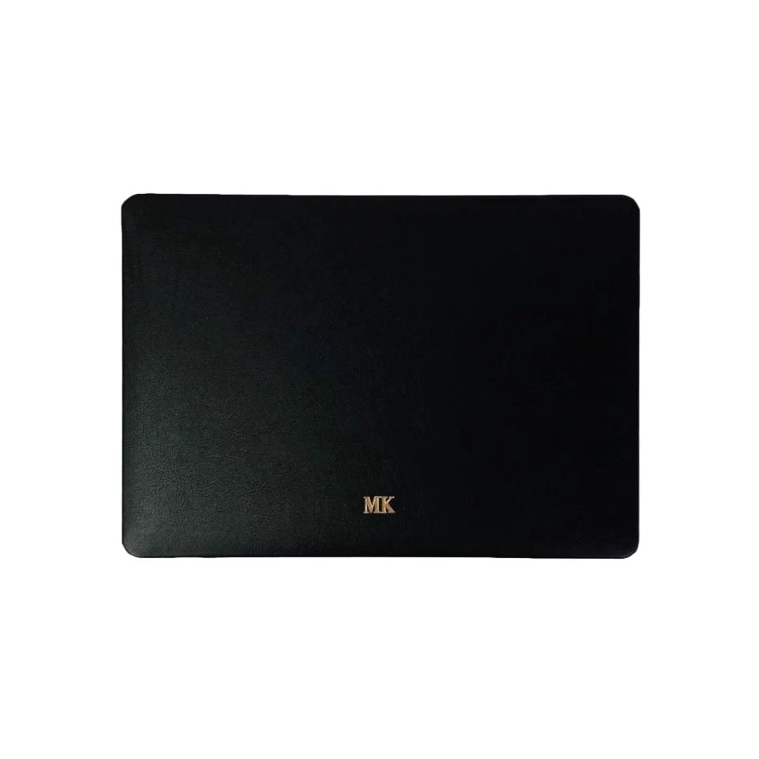 Personalized Custom Leather Macbook Air Pro Hard Shell Case Cover